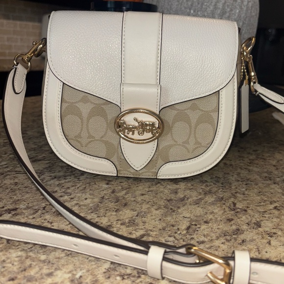 Coach Georgie Saddle Bag - Picture 1 of 4